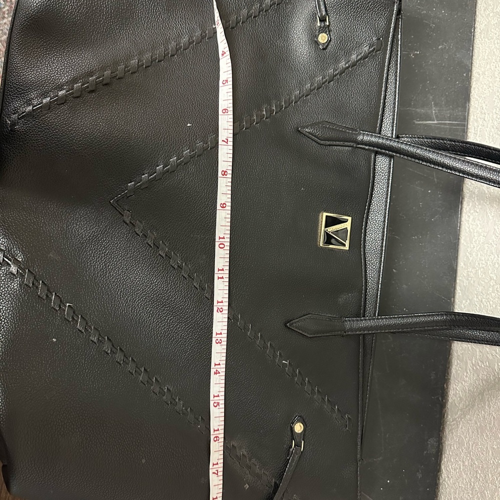 Victoria Secret Black Tote Purse Bag and matching wallet - Picture 11 of 16